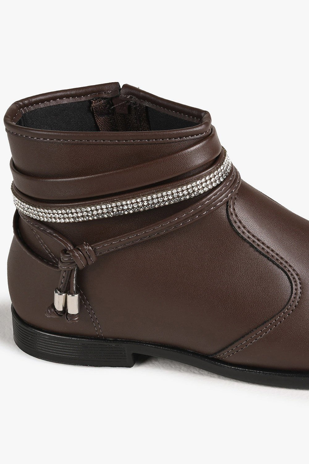 Bota Infantil Cano Curto Molekinha Midian Café 2