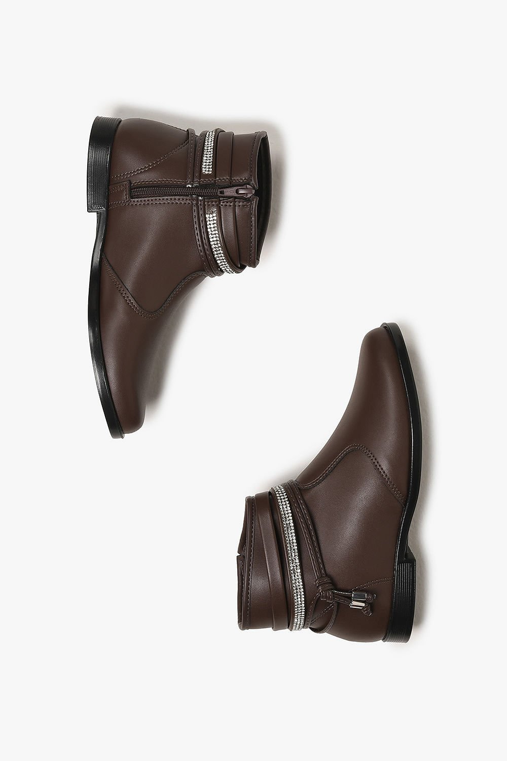 Bota Infantil Cano Curto Molekinha Midian Café 3