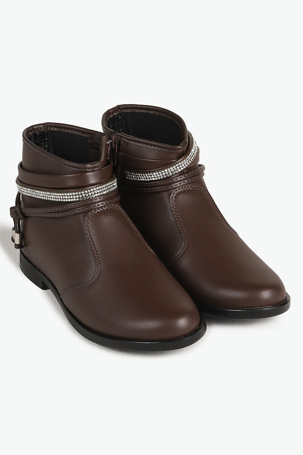 Bota Infantil Cano Curto Molekinha Midian Café 4