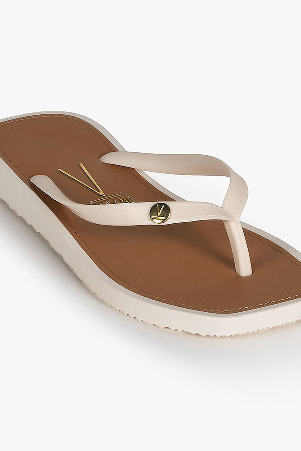 Chinelo Feminino Vizzano Aurea Off White 2