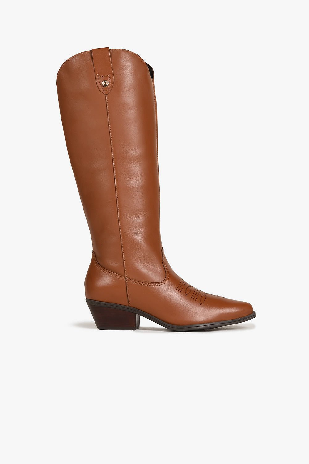 Caramelo Bota Cano Medio Bottero Bota Couro Cano Alto Bottero