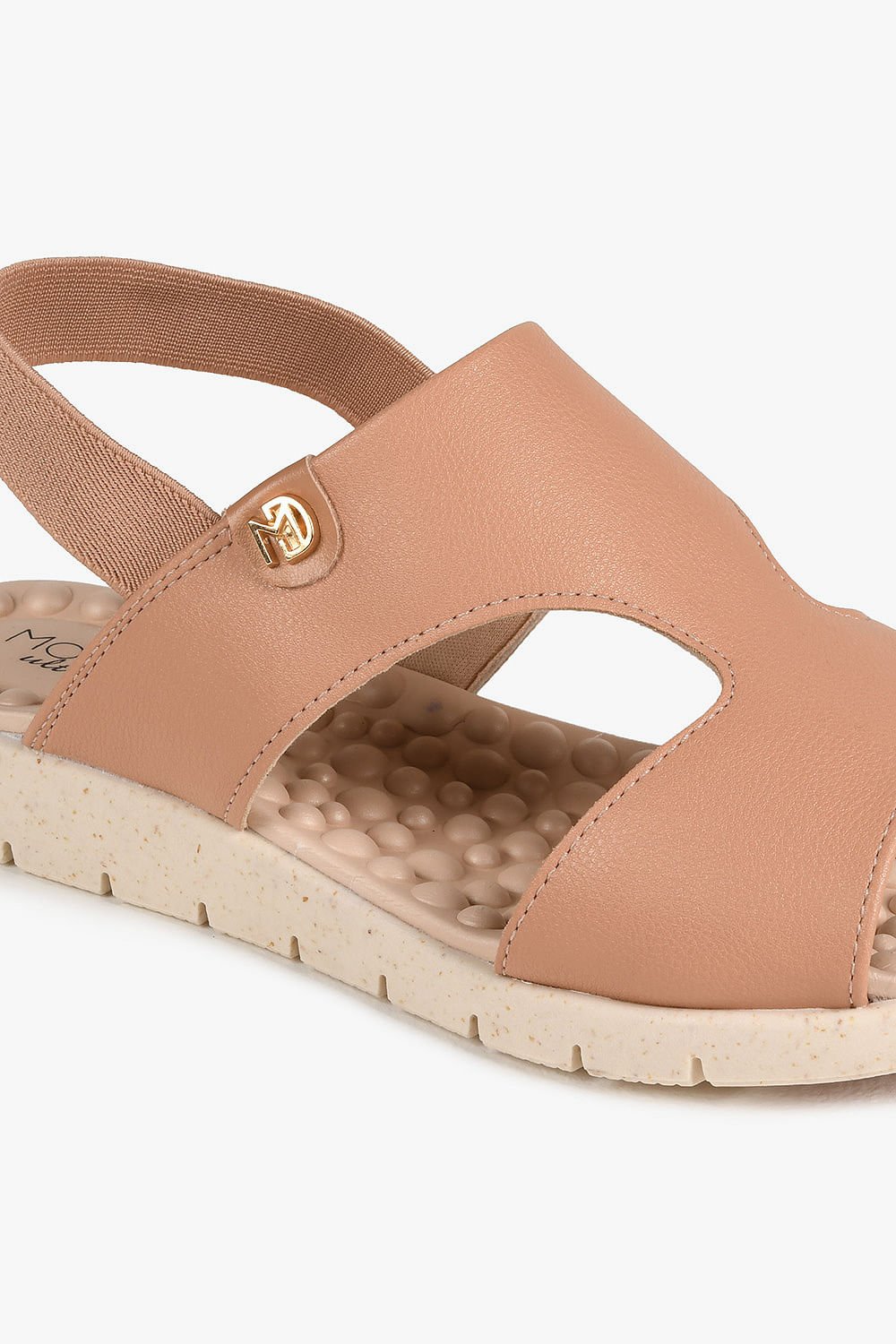 Sandália Feminina Papete Modare Stefanie Bege 2