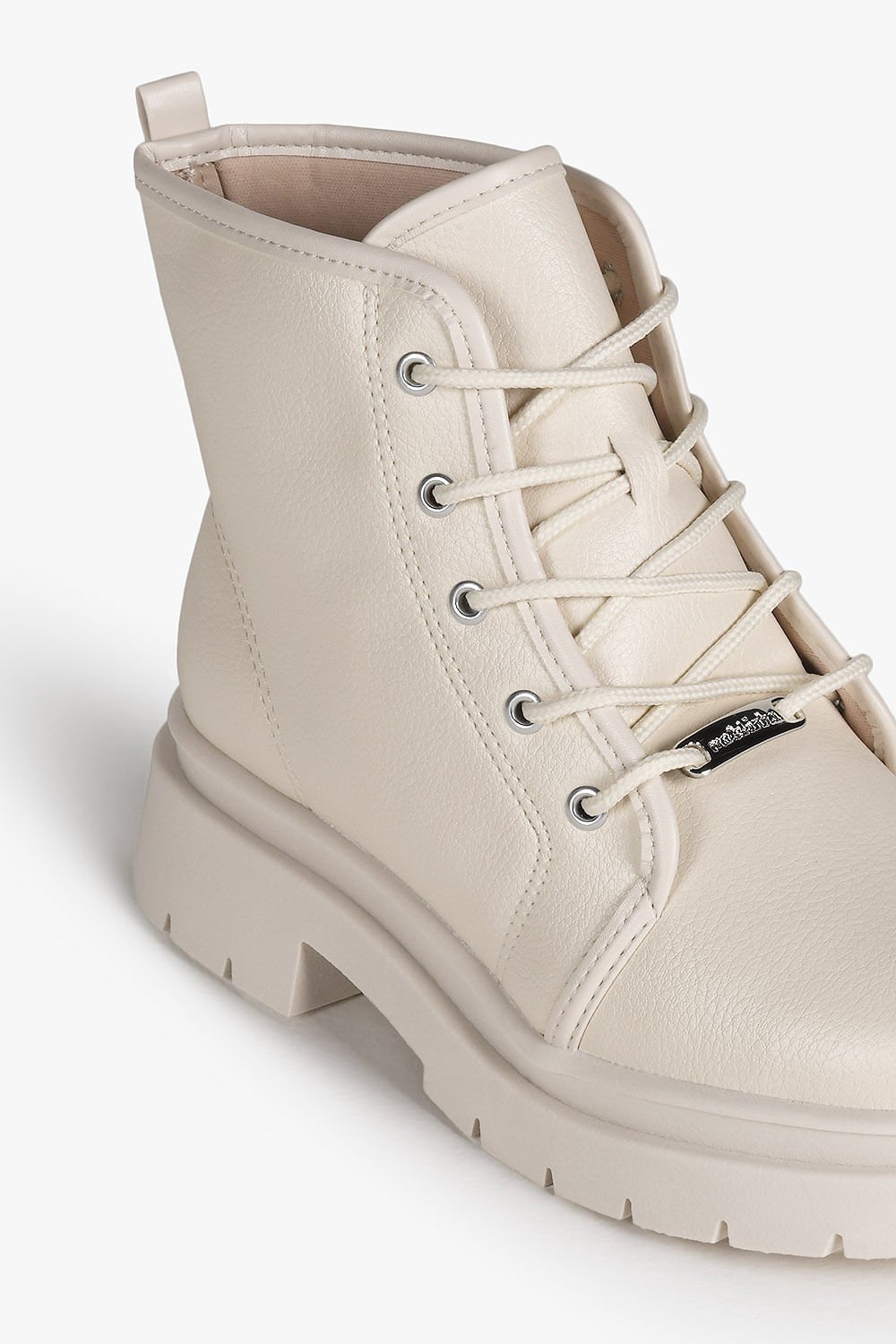 Bota Infantil Coturno Cano Curto Molekinha Jussara Branco 2