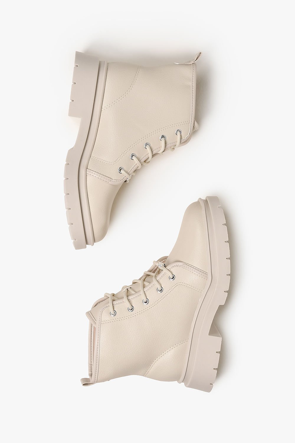 Bota Infantil Coturno Cano Curto Molekinha Jussara Branco 3