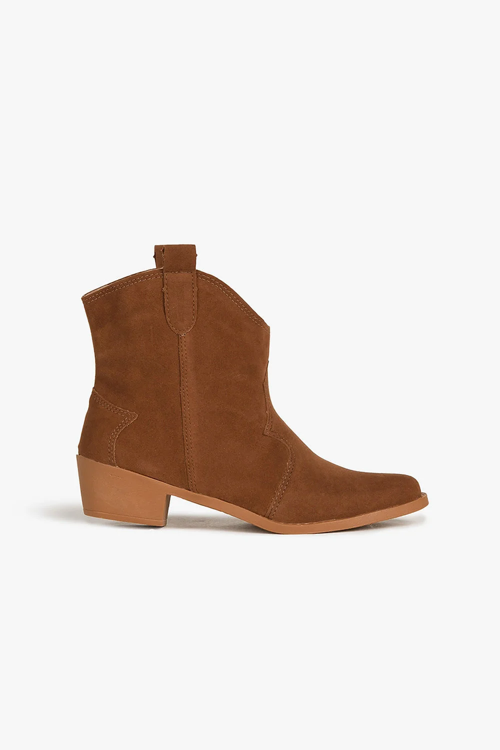 Bota Infantil Texana Cano Baixo Menina Fashion Vick Caramelo
