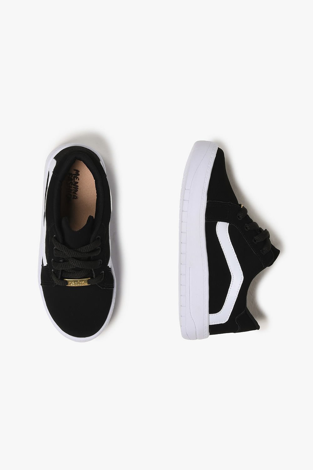 Tênis Infantil  Menina Fashion Joana Preto 3