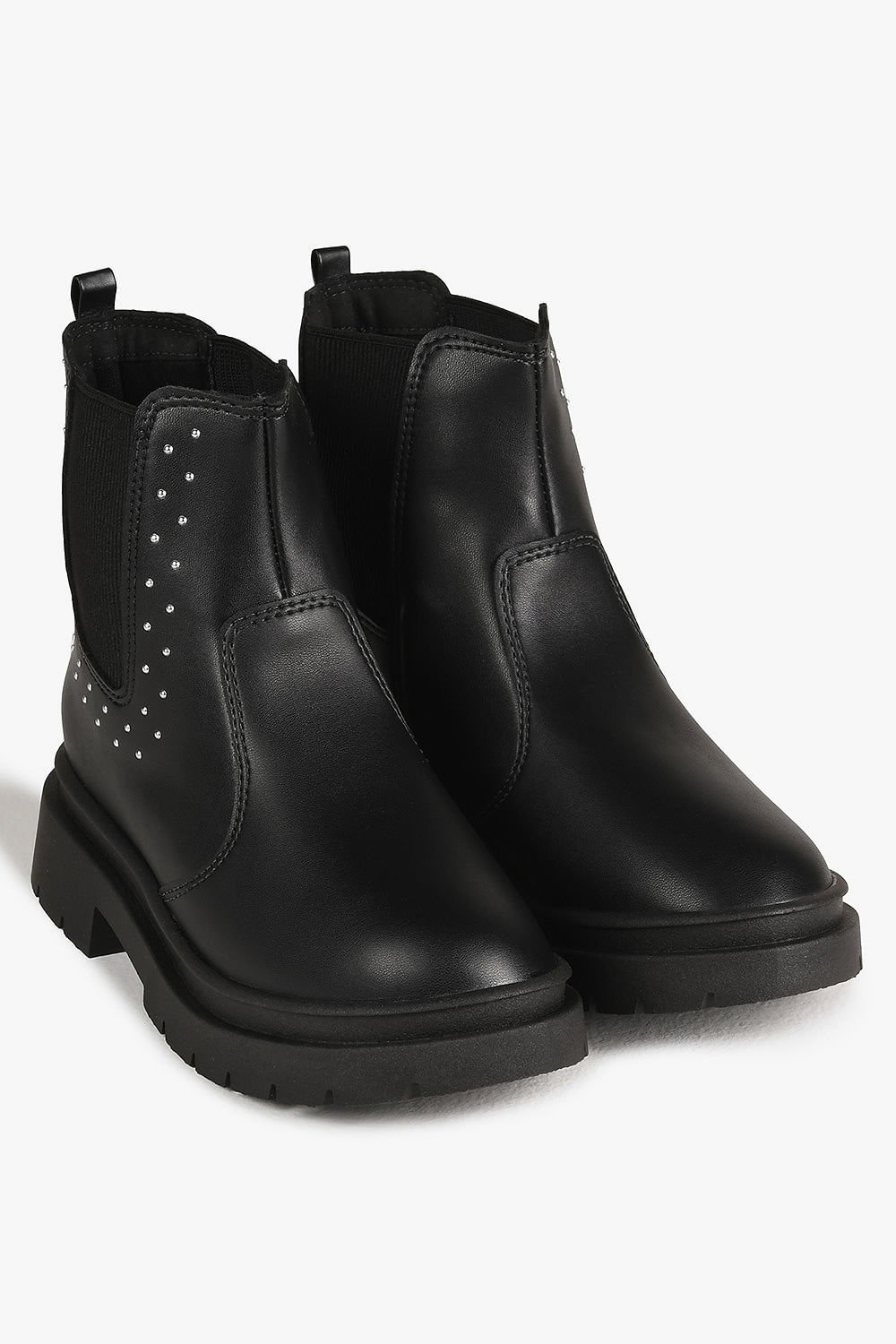 Bota Infantil Coturno Cano Curto Molekinha Lais Preto 4