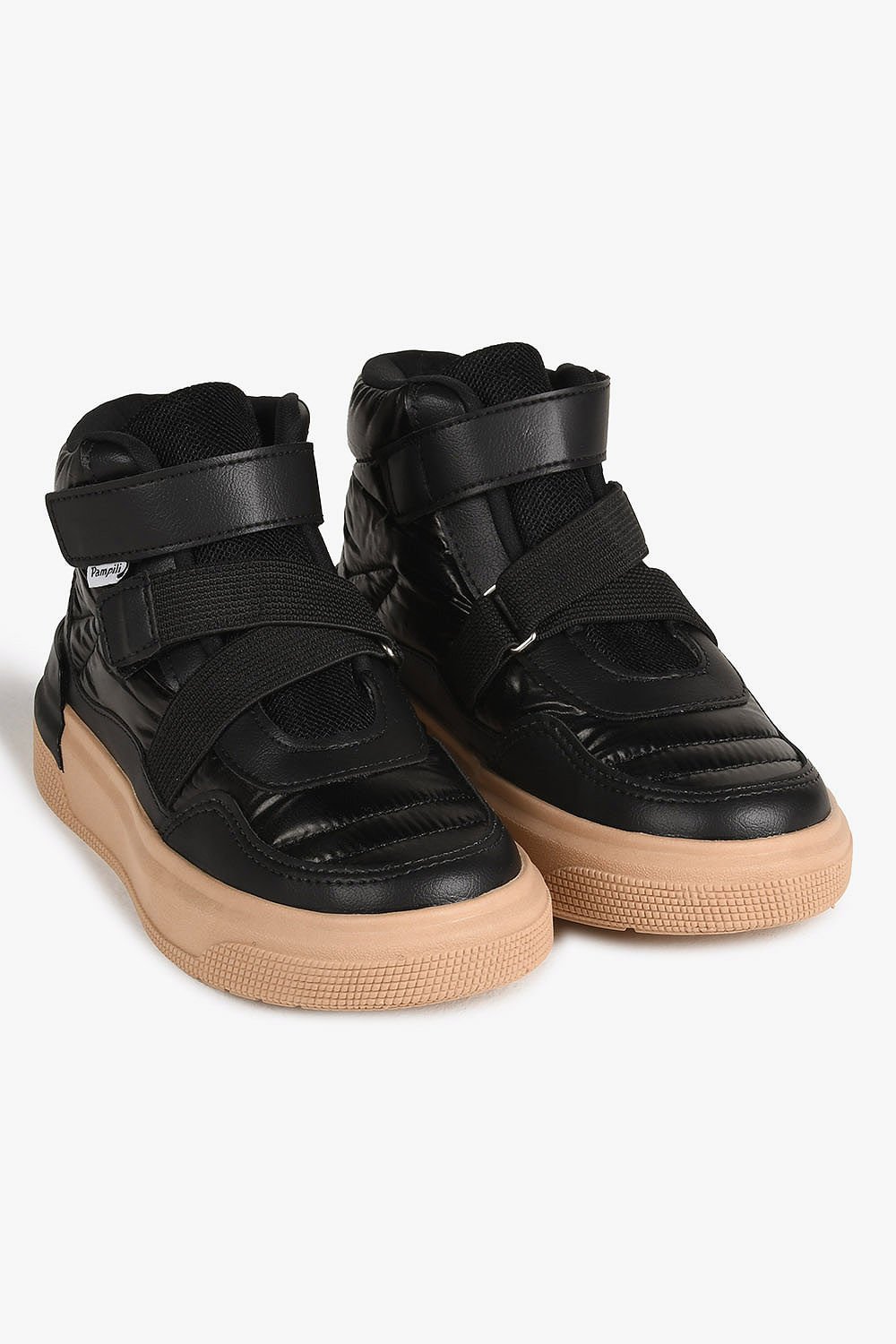 Tênis Infantil Cano Alto Pampili Bhitney Preto 4