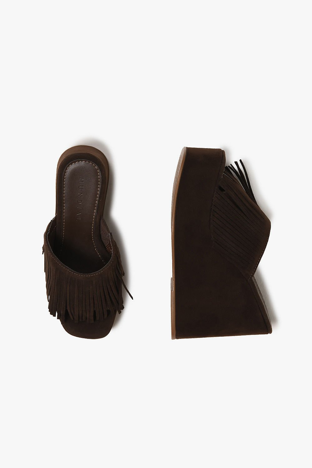 Tamanco Feminino Salto Alto Mundial Nayne Café 3