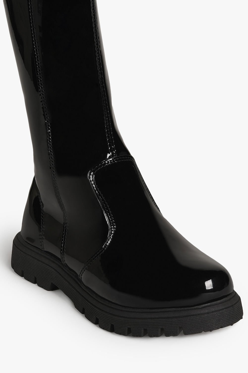 Bota Infantil Cano Longo Menina Fashion Maria Preto 2