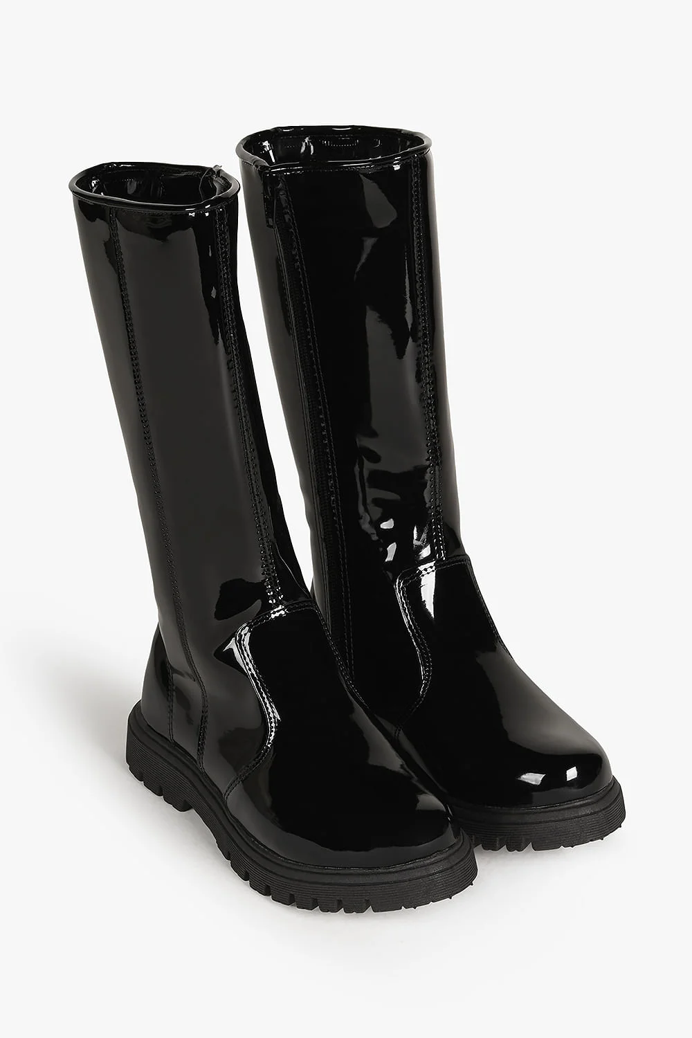 Bota Infantil Cano Longo Menina Fashion Maria Preto 4