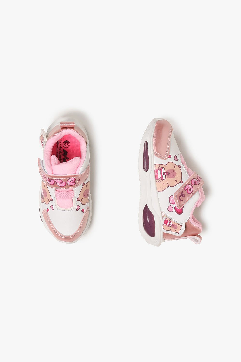 Tênis Casual Infantil Mini Pé Capivara Branco 3