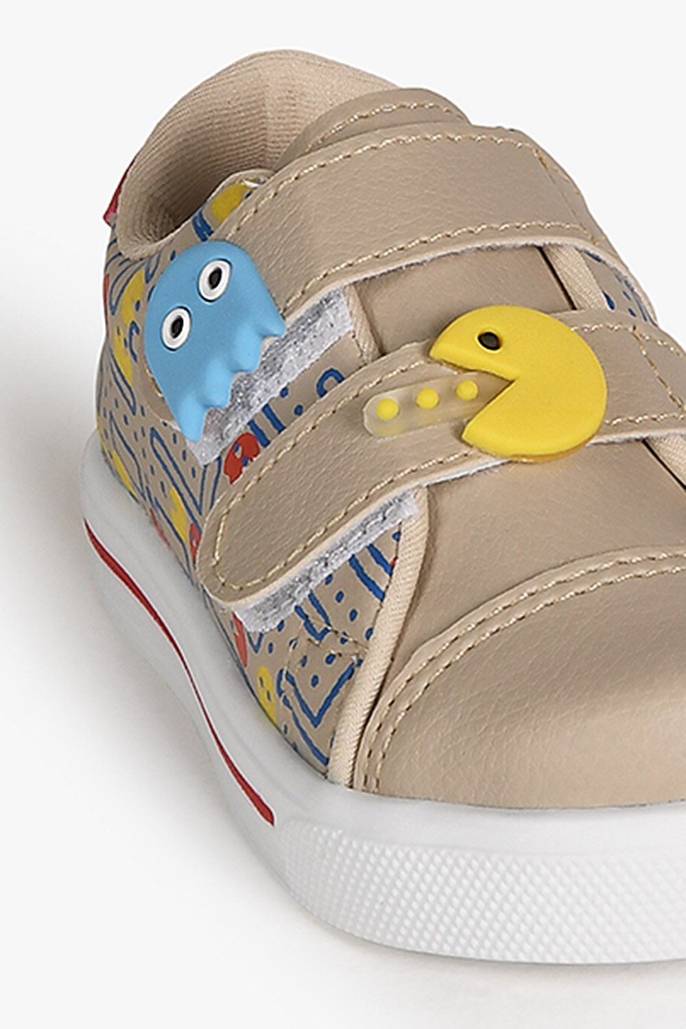 Tênis Infantil Linda Ju Pac-Man Bege 2