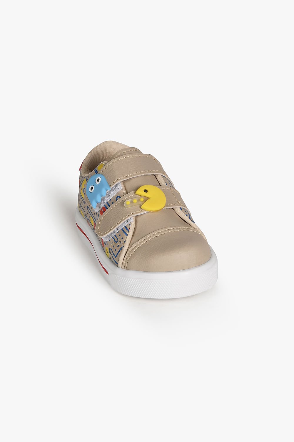 Tênis Infantil Linda Ju Pac-Man Bege 4