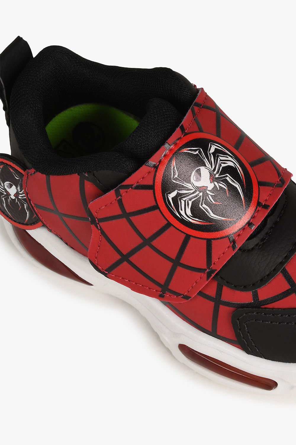Tênis Casual Infantil Mini Pé Homem Aranha Preto 5