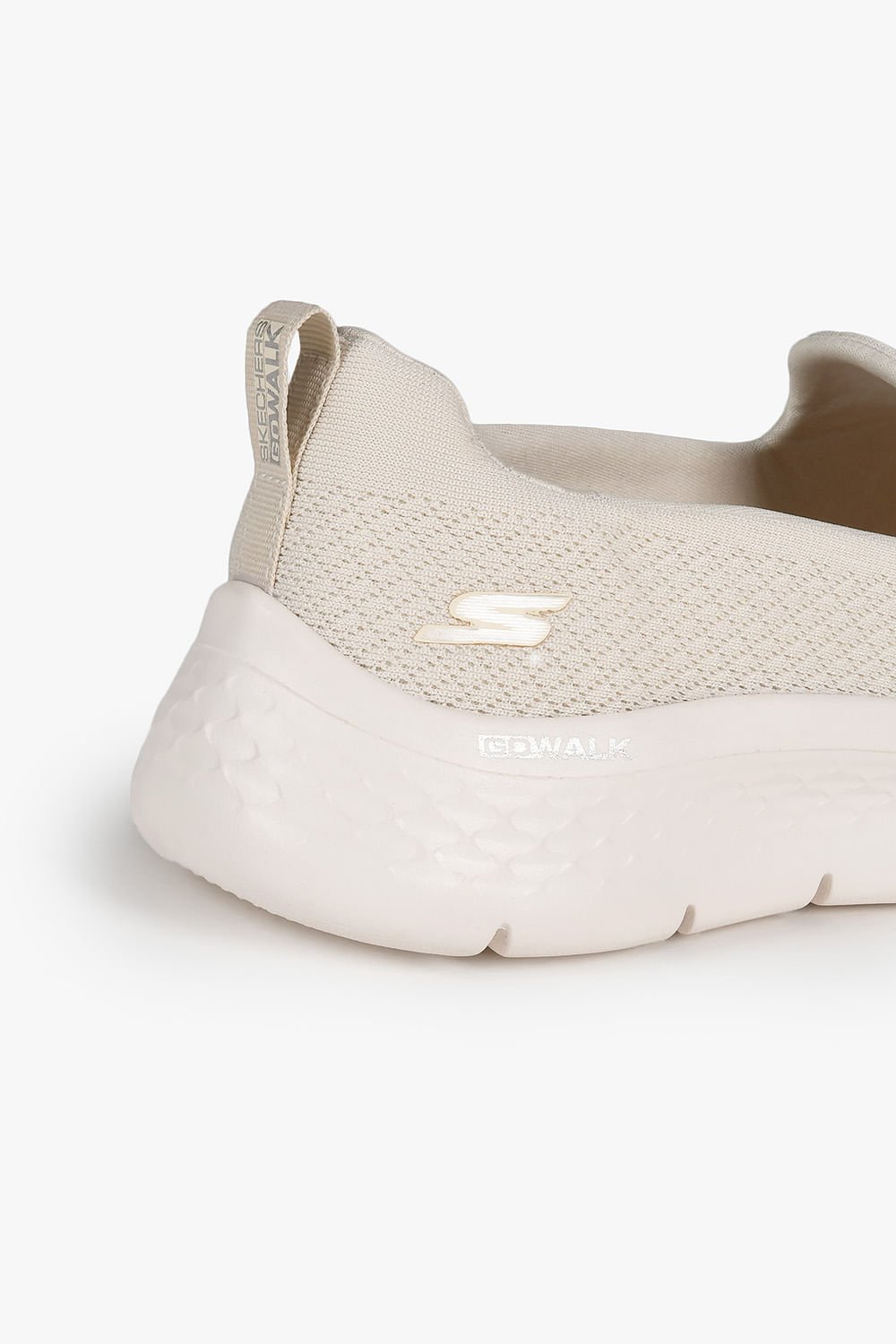 Tênis Skechers Slip On Go Walk Flex Feminino Bege 2