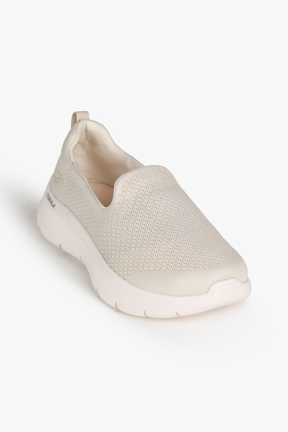 Tênis Skechers Slip On Go Walk Flex Feminino Bege 4