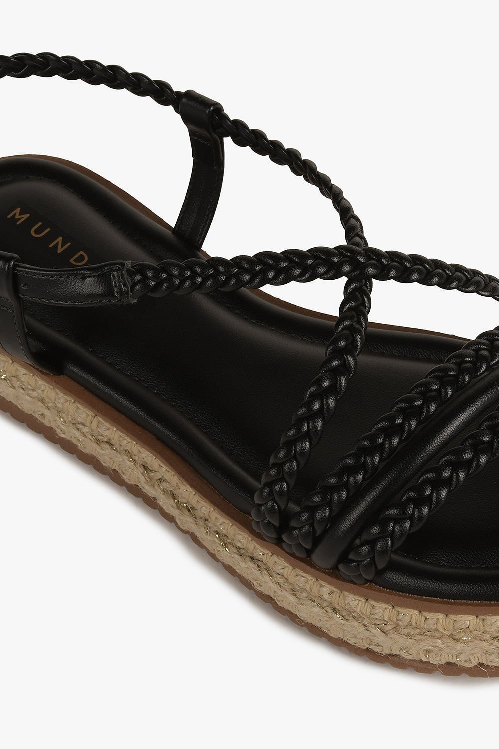 Sandália Feminina Flatform Mundial Ava Preto 2