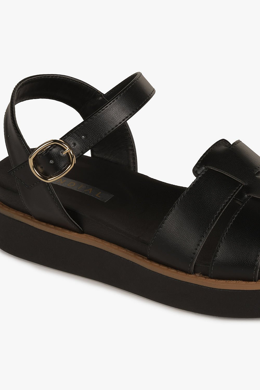 Sandália Feminina Flatform Mundial Raveny Preto 2
