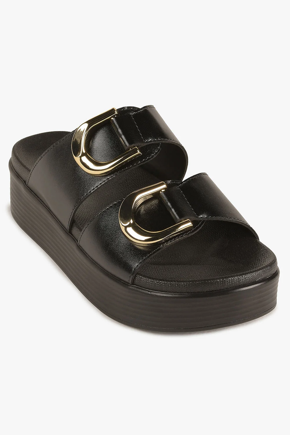 Tamanco Feminino Flatform Mundial Kailani Preto 4