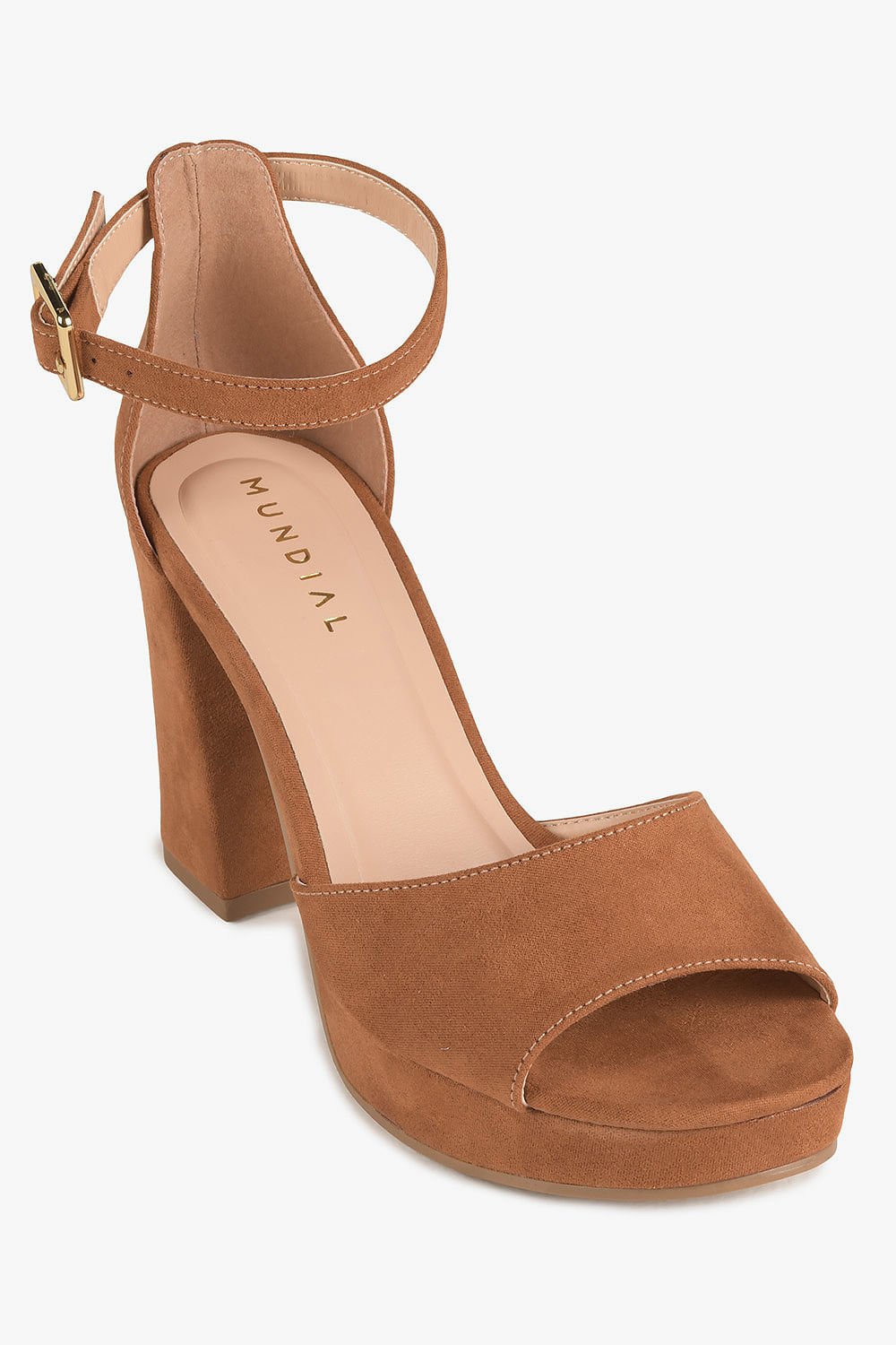 Sandália Feminina Meia-Pata Mundial Veronica Caramelo 4