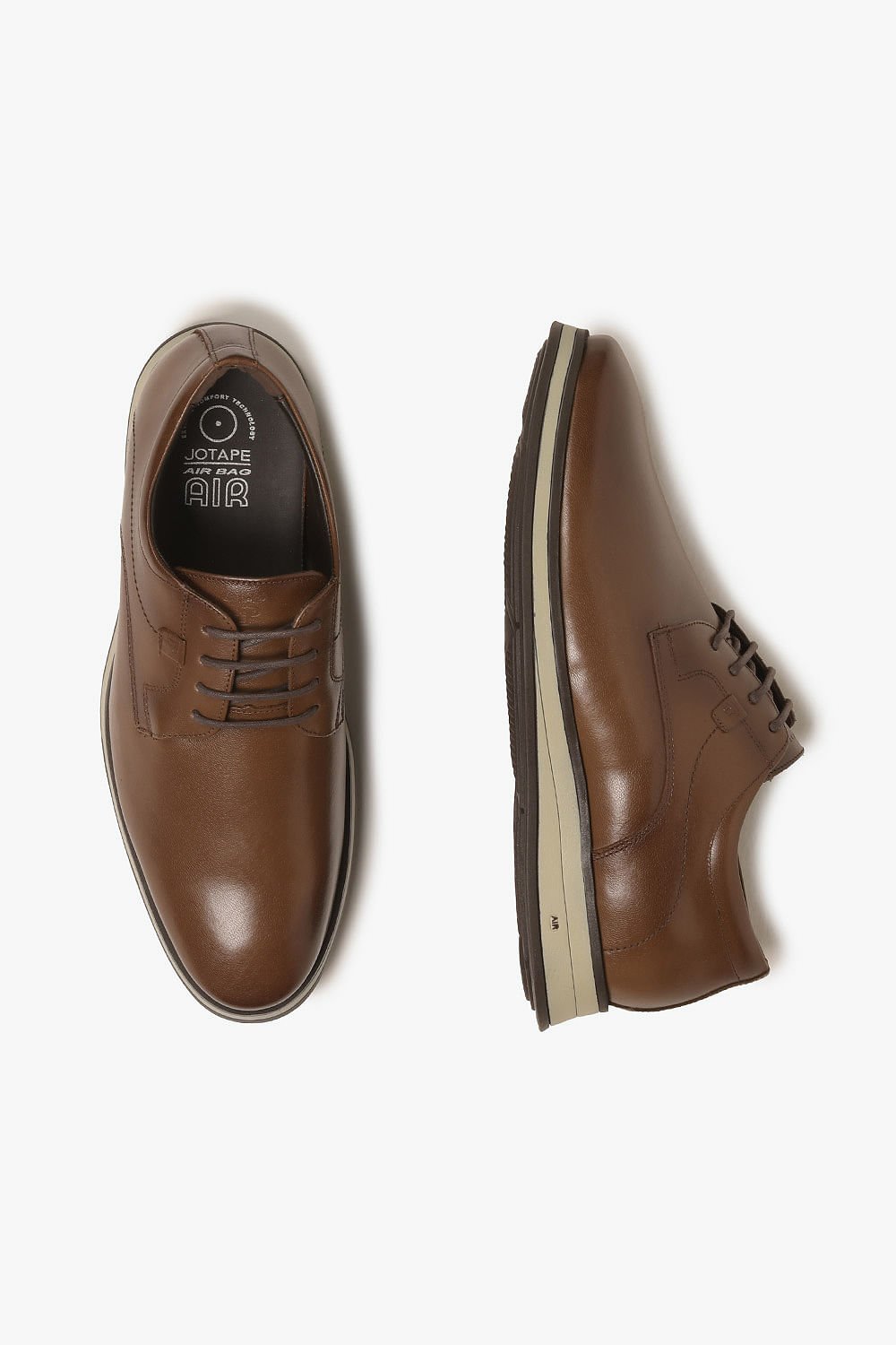 Sapato Casual Masculino Jota Pe Airbag Navagio Caramelo 3