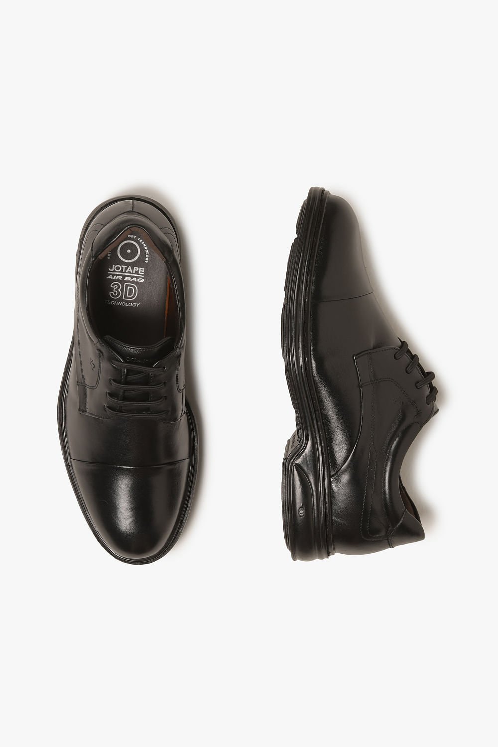 Sapato Casual Masculino Jota Pe 3D Force Preto 3