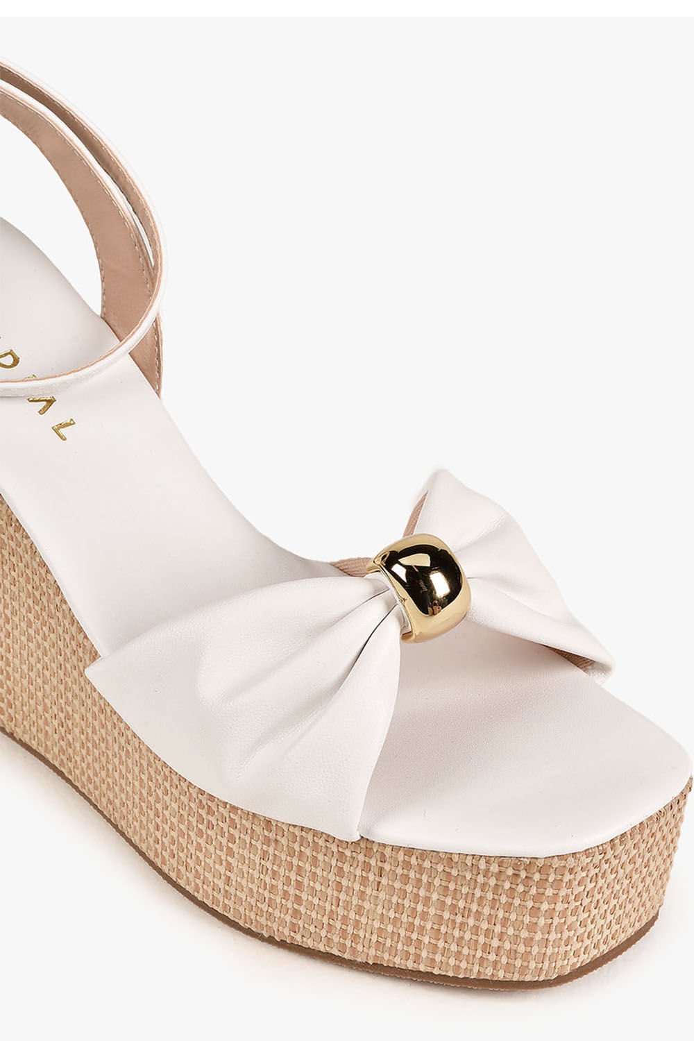 Sandália Feminina Anabela Mundial Tori Branco 2
