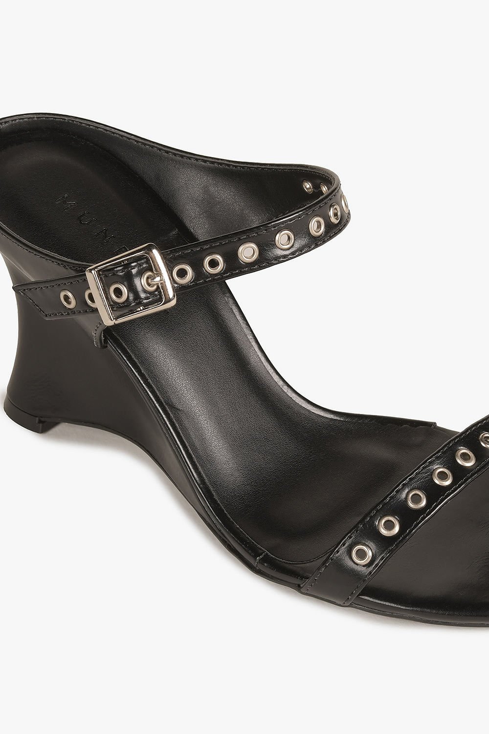 Tamanco Feminina Anabela Mundial Siena Preto 2