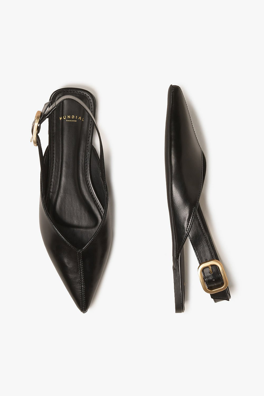 Sapatilha Feminina Slingback Mundial Reese Preto 3