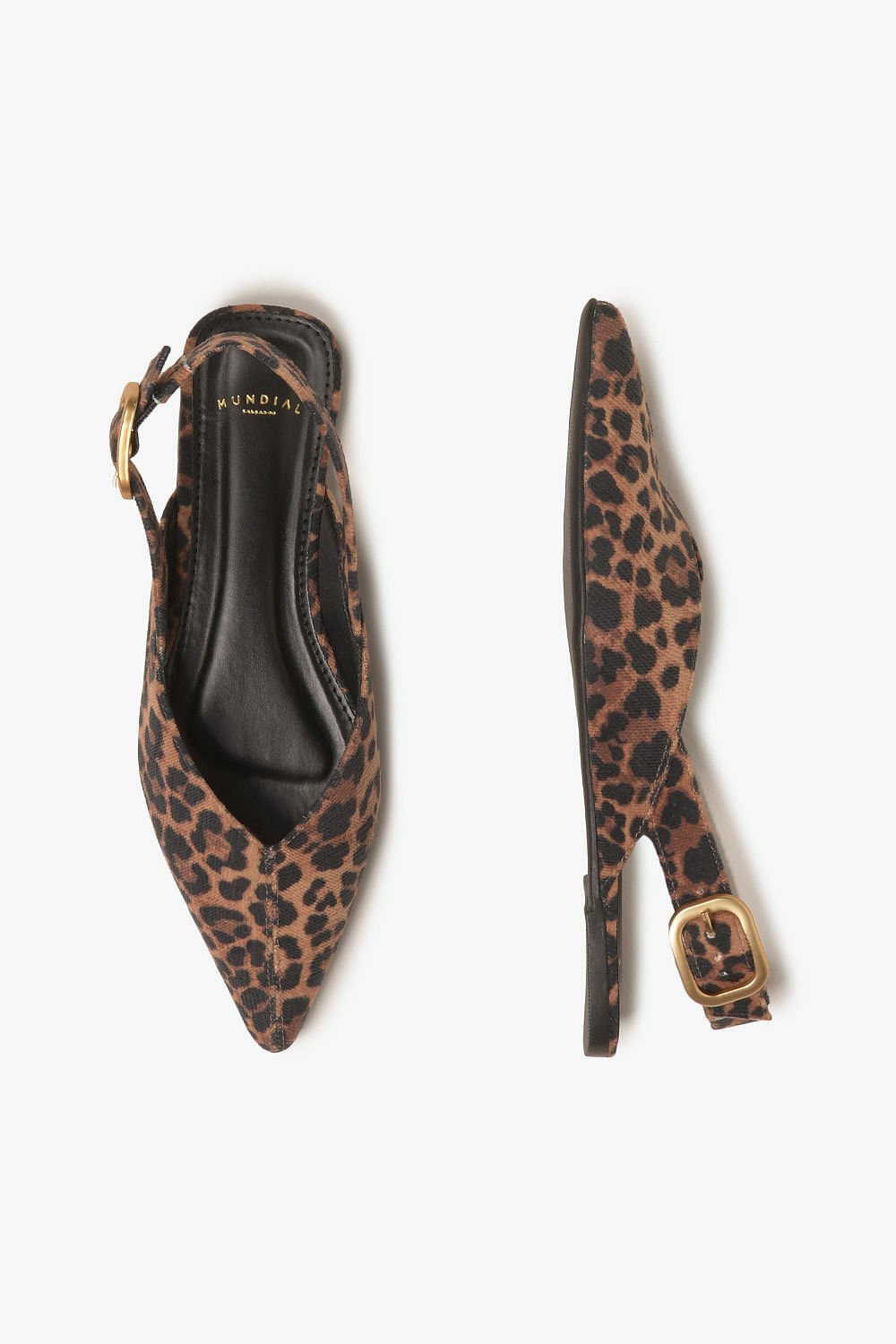 Sapatilha Feminina Slingback Mundial Reese Onça 3