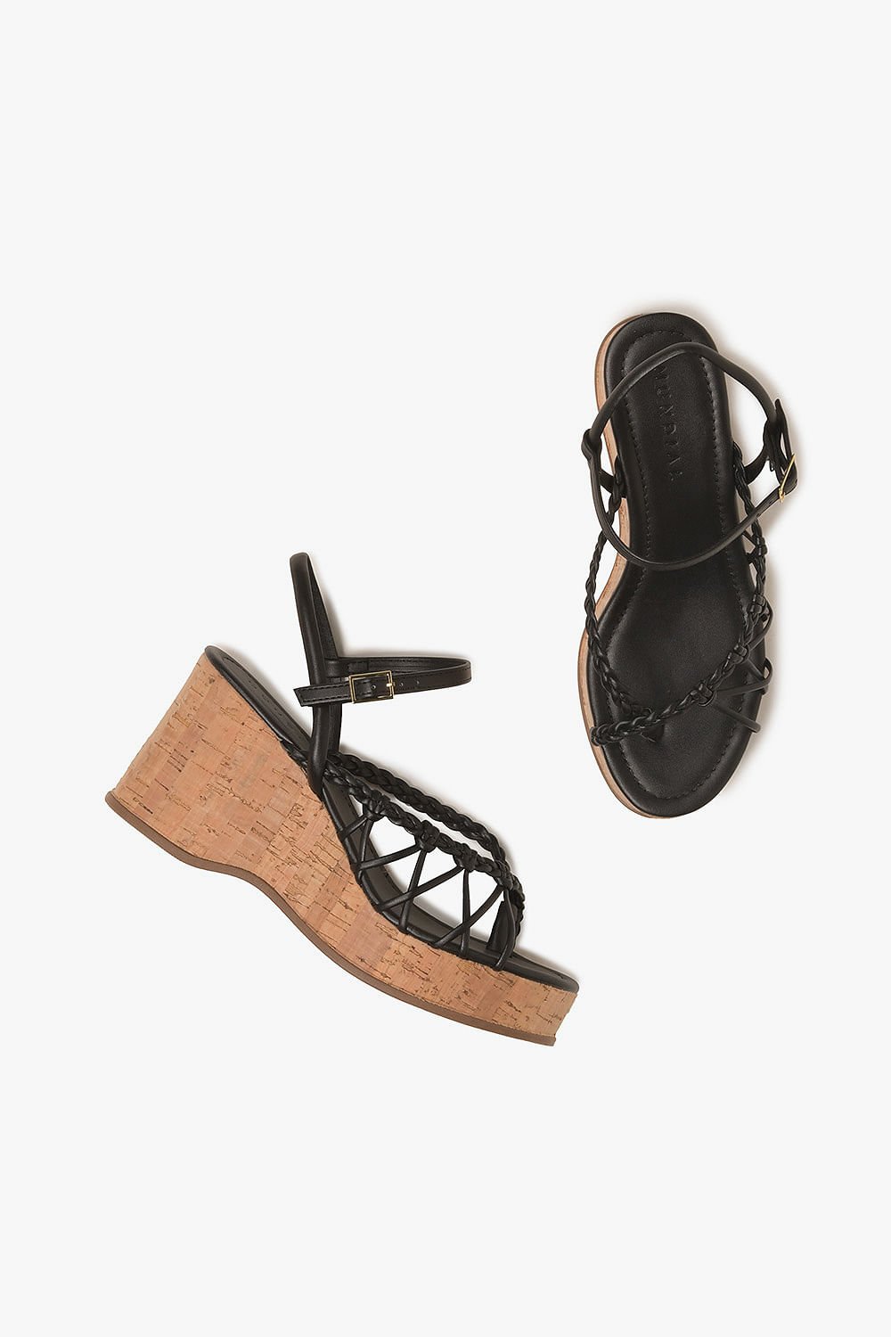 Sandália Feminina Plataforma Mundial Margot Preto 3