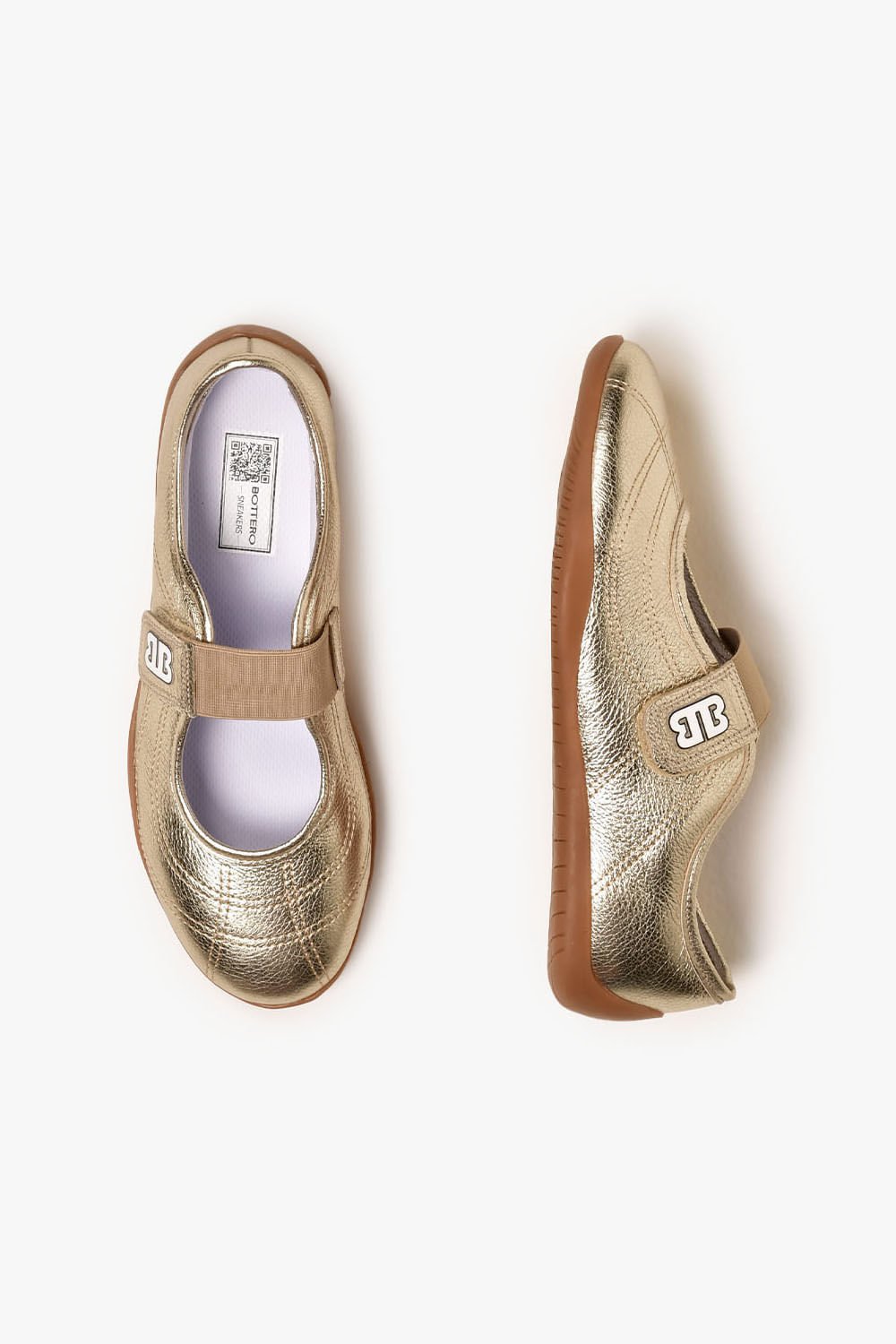 Tênis Feminino Slip On Bottero Rozana Dourado 3