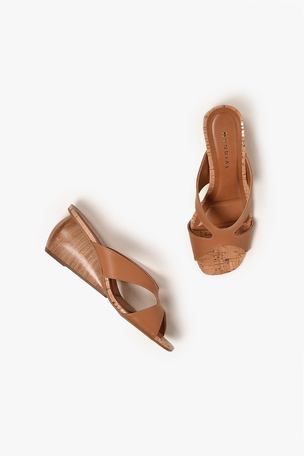 Tamanco Feminina Anabela Mundial Tatiana Caramelo 3