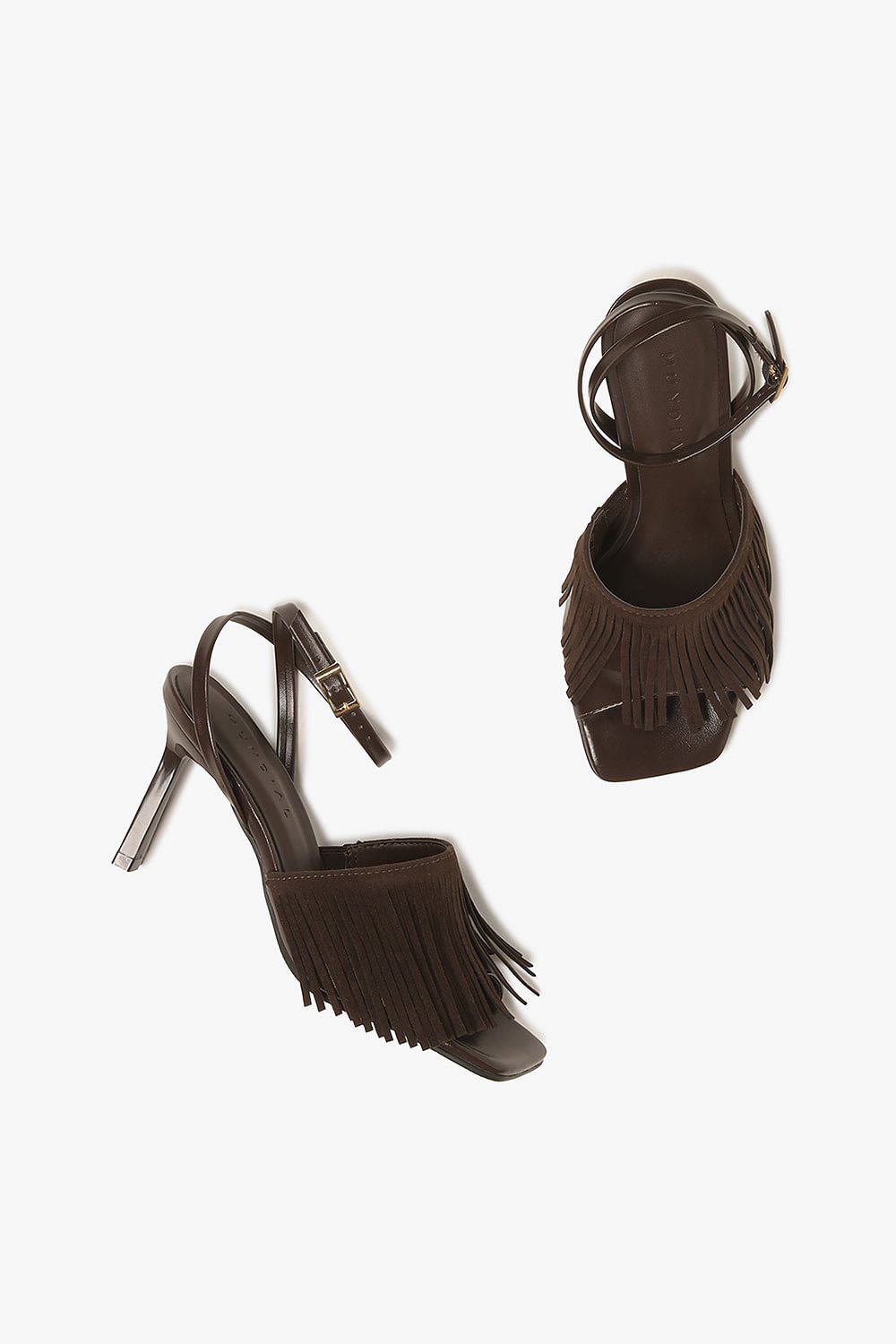 Sandália Feminina Salto Alto Mundial Aurora Caramelo 3