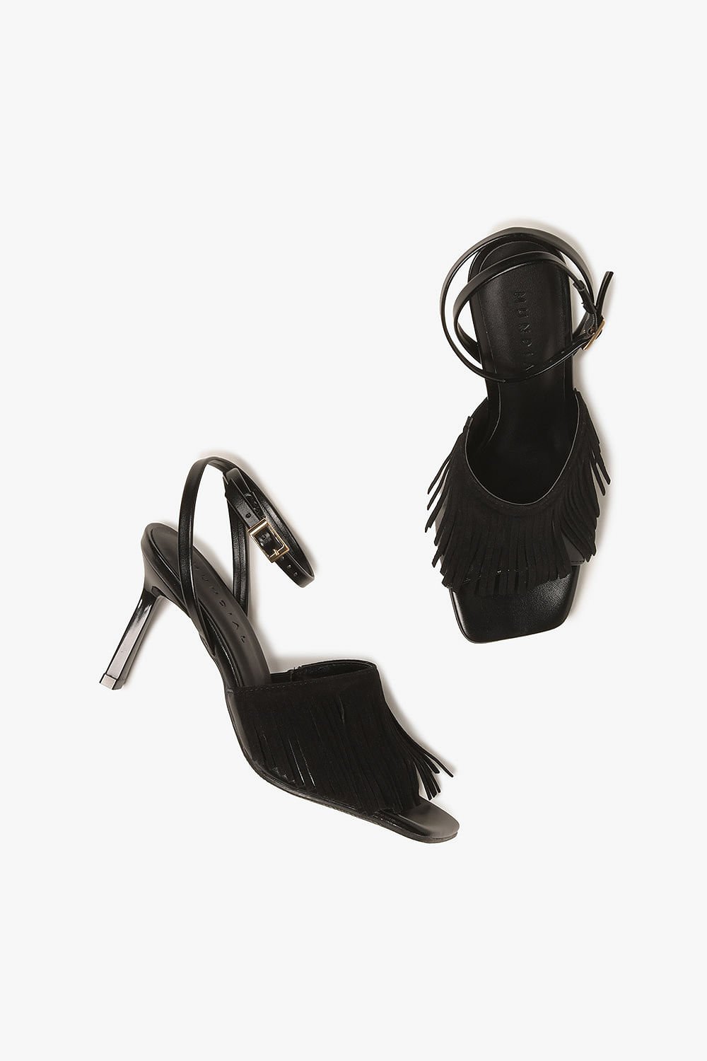 Sandália Feminina Salto Alto Mundial Aurora Preto 3