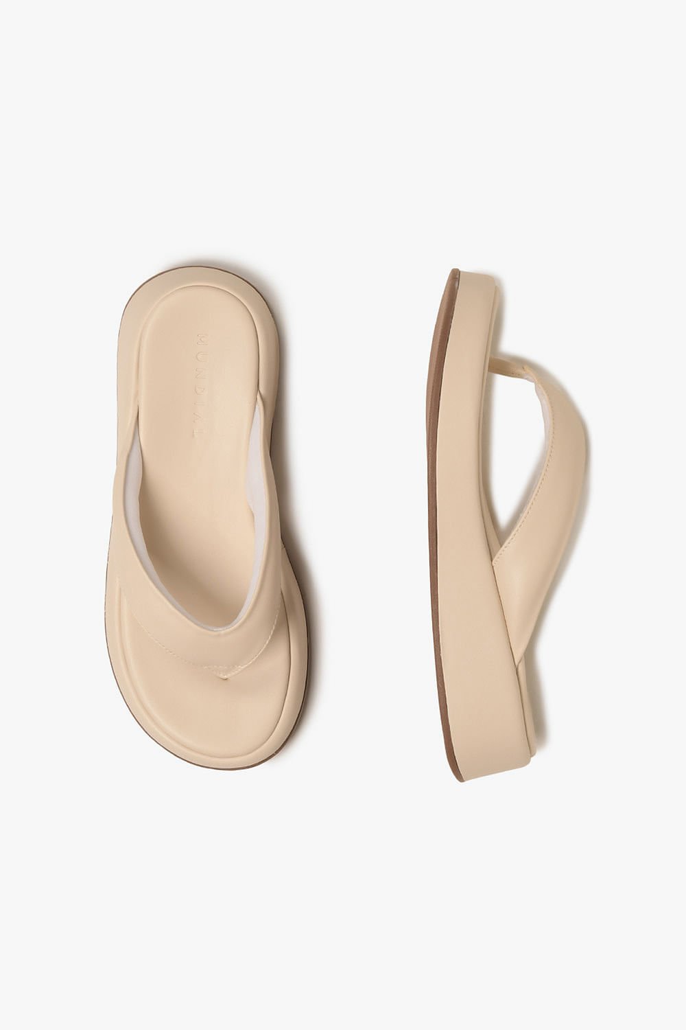 Tamanco Feminino Flatform Mundial Alecia Off White 3