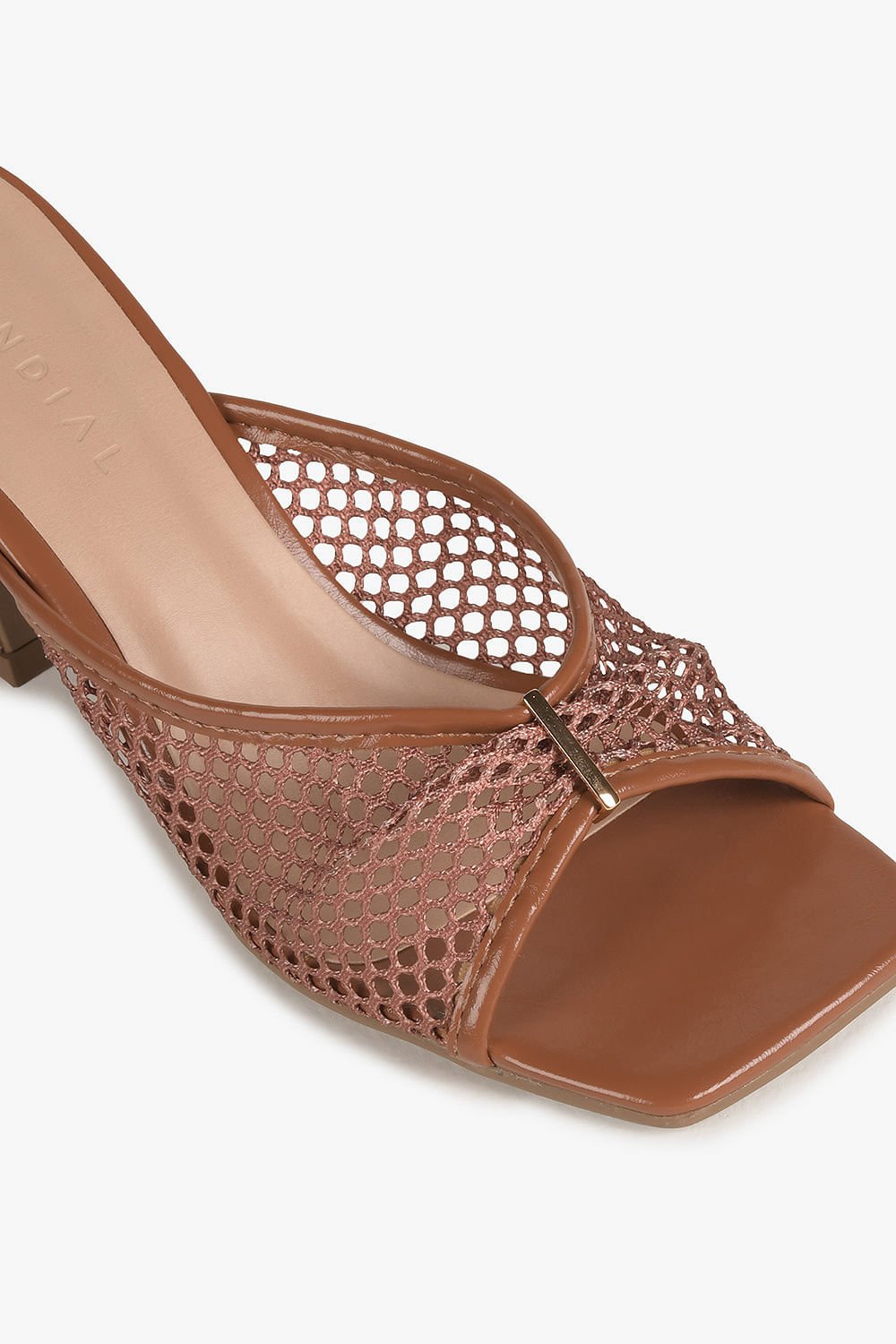 Tamanco Feminino Salto Alto Mundial Viviene Marrom 2