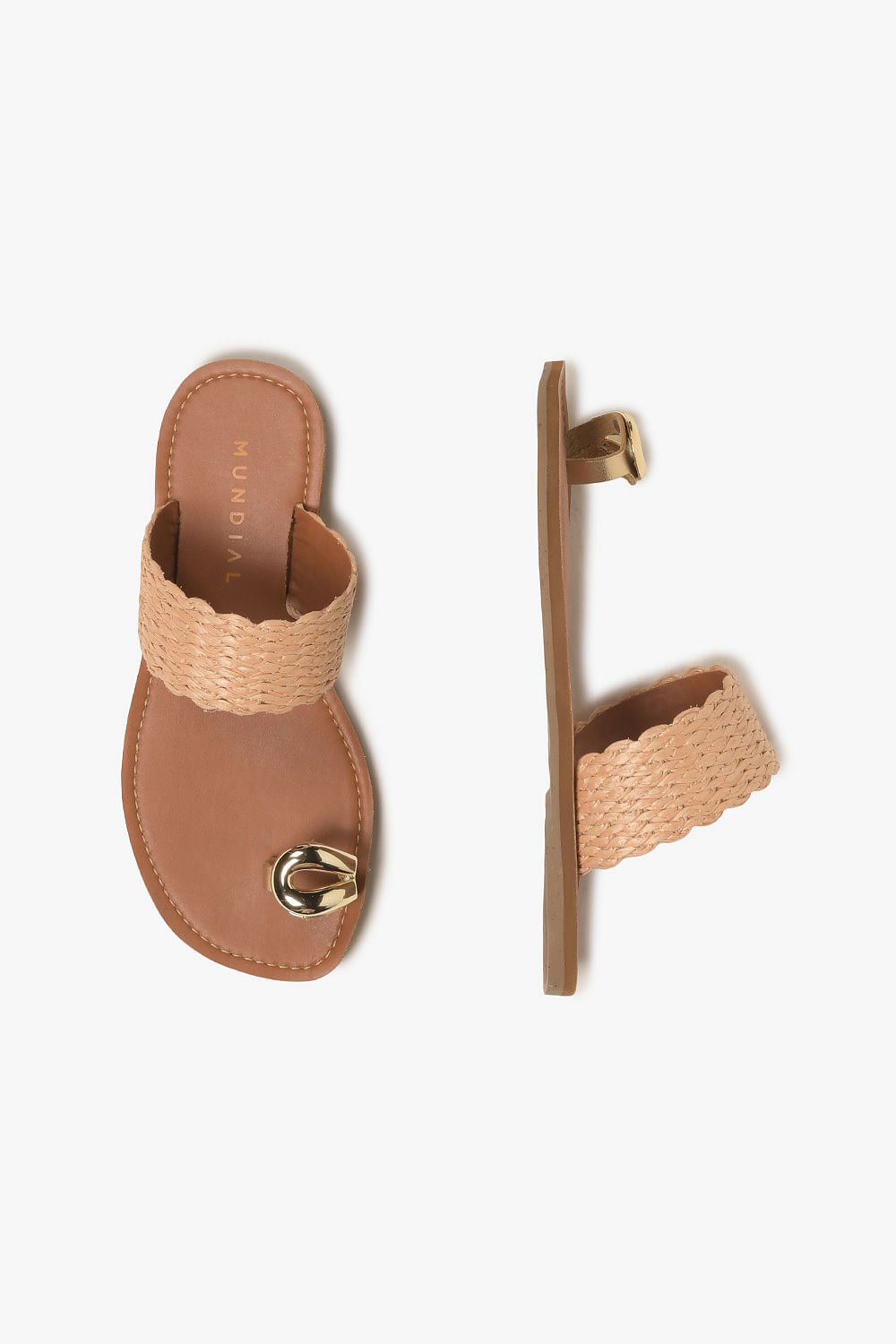 Rasteira Feminina Mundial Elizabete Bege 3