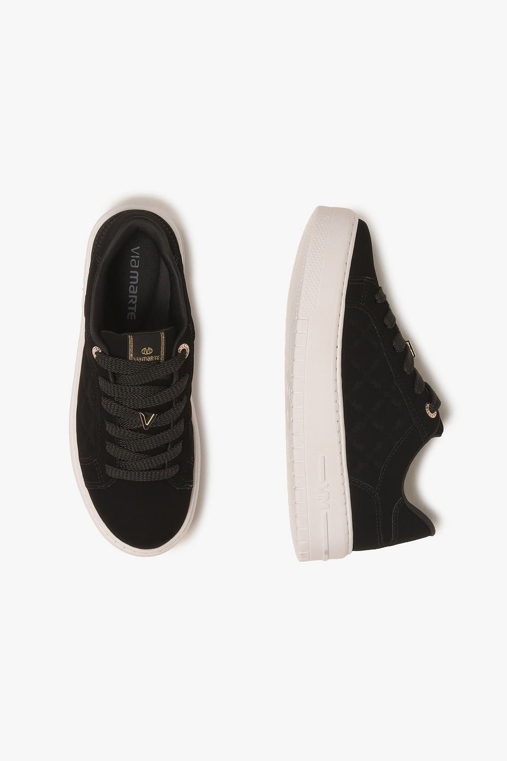 Tênis Feminino Plataforma Via Marte Paige Preto 3