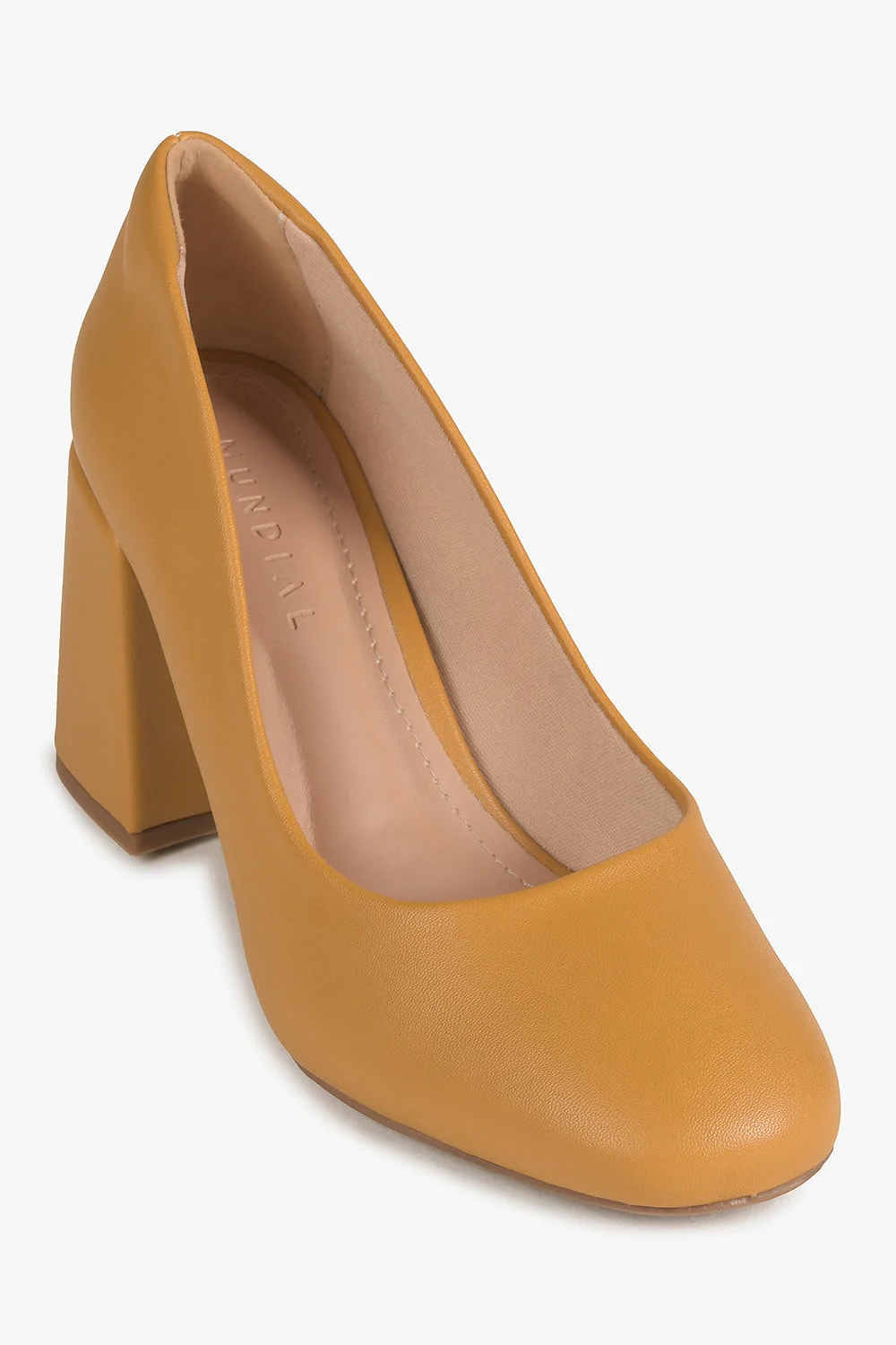 Sapato Feminino Salto Alto Mundial Sabrina Amarelo 4