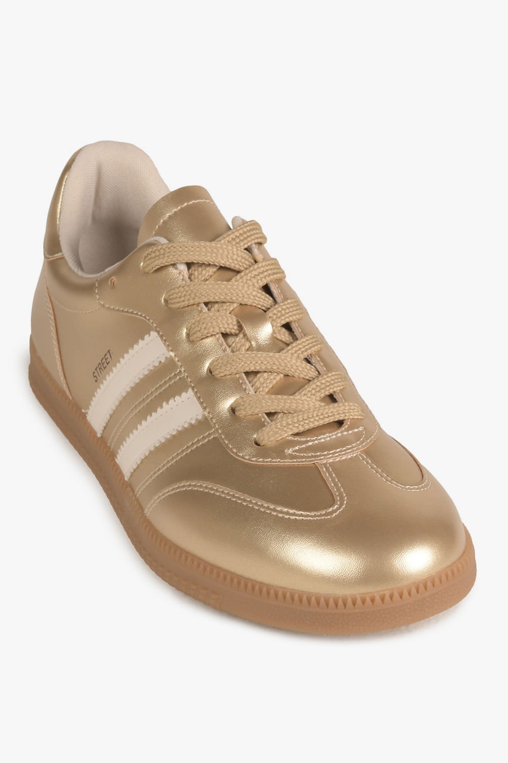 Tênis Feminino Casual Mundial Serennaa Dourado 7