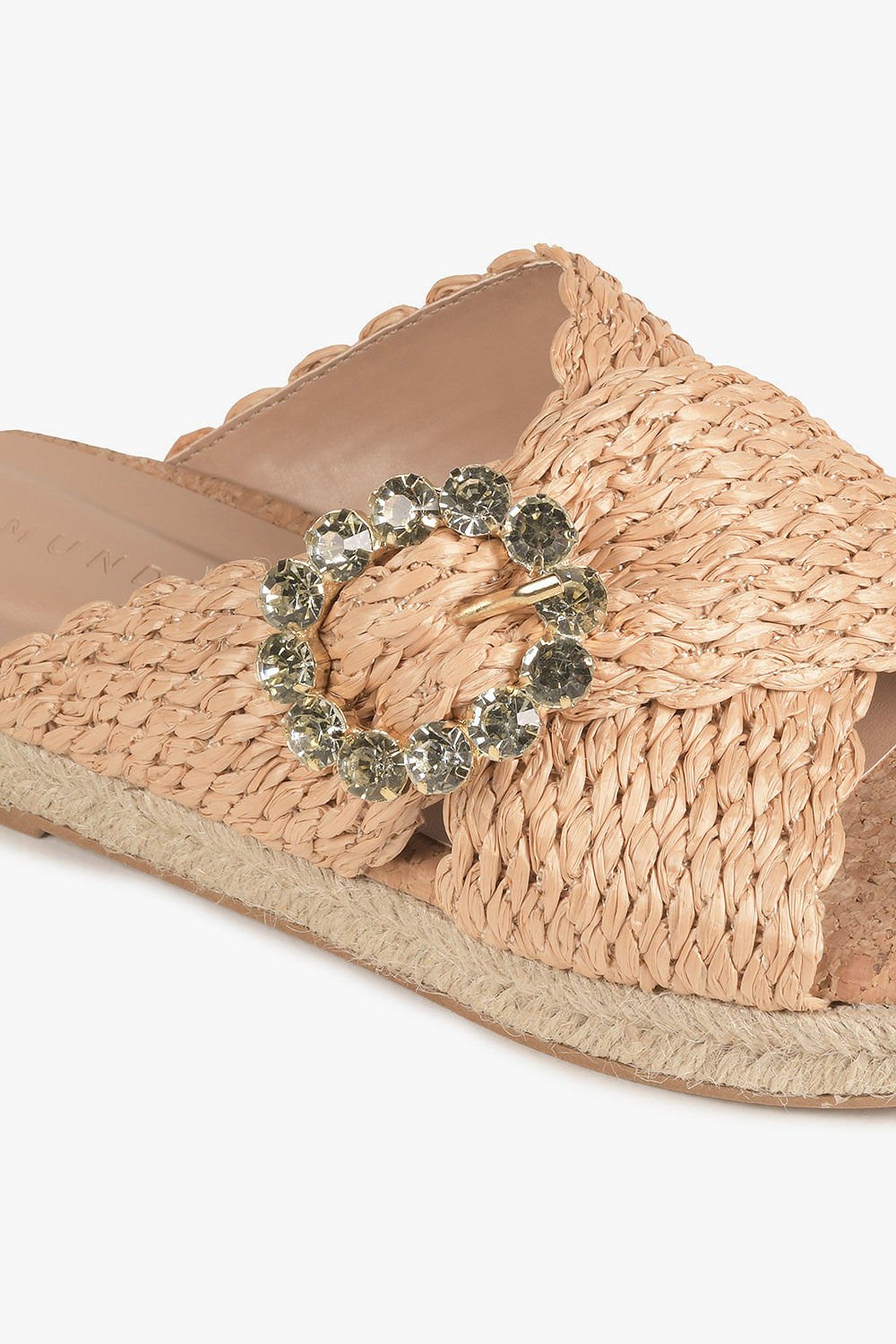 Tamanco Feminino Flatform Mundial Anabel Bege 2