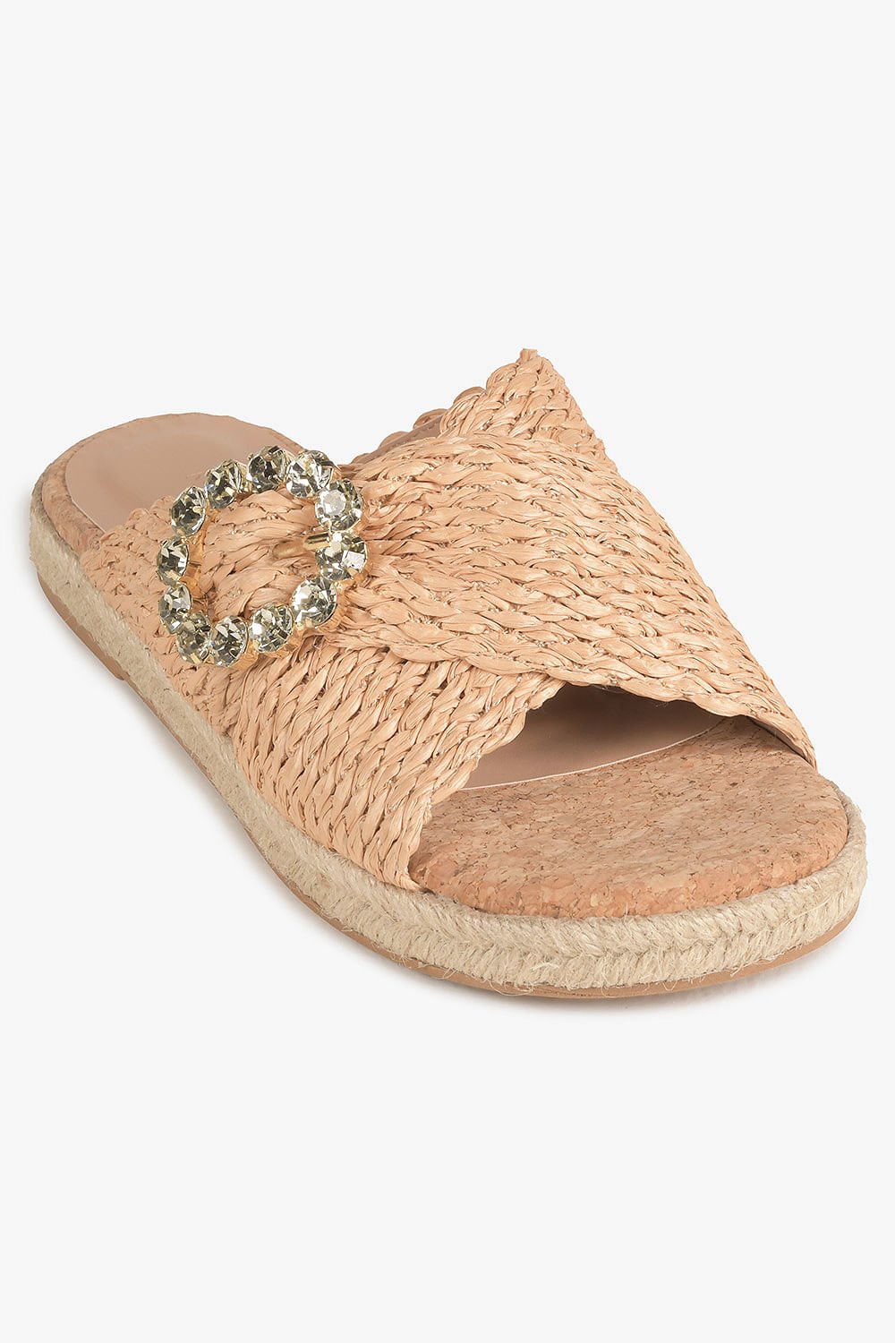 Tamanco Feminino Flatform Mundial Anabel Bege 4