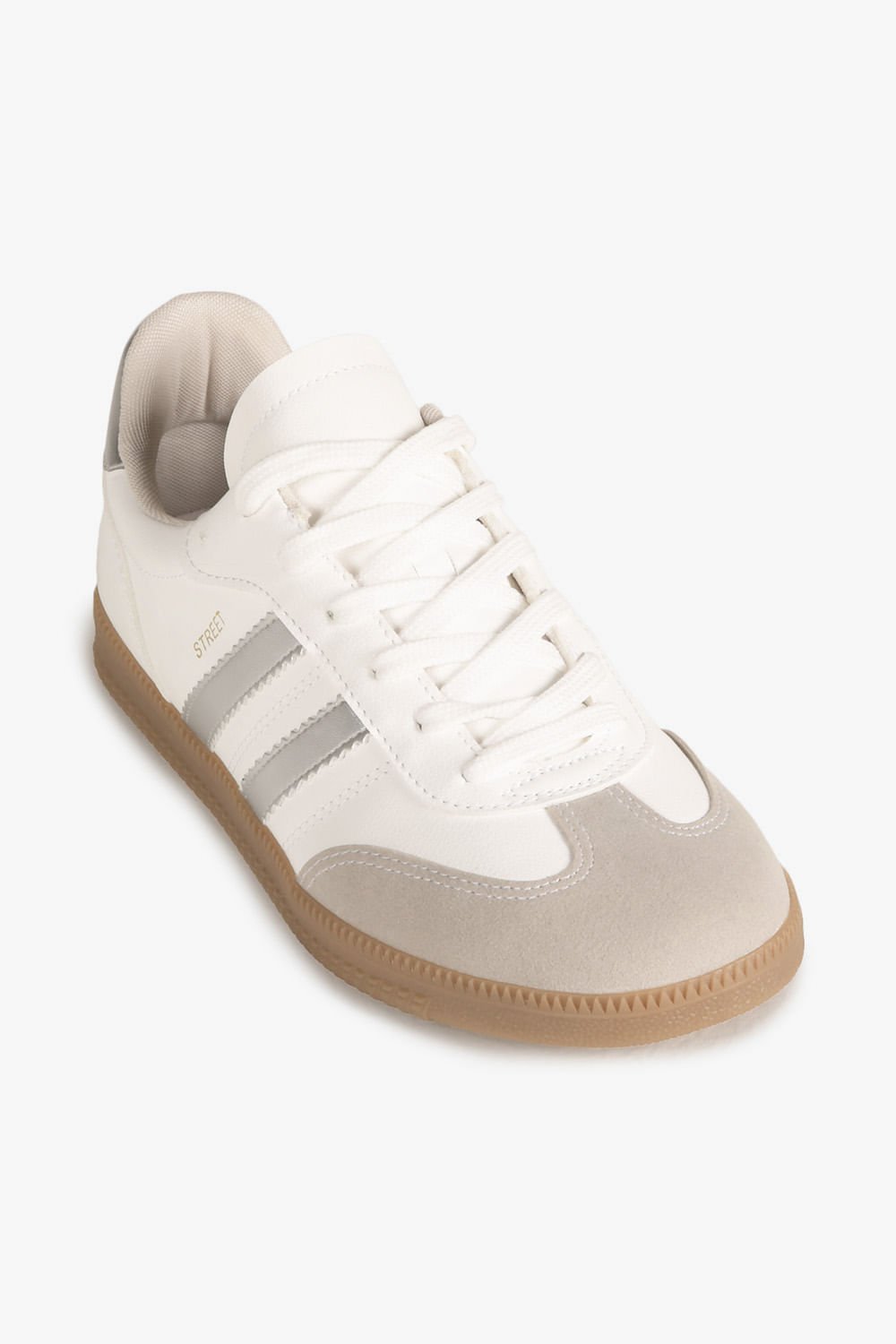 Tênis Feminino Casual Mundial Serenna Branco/Prata 4