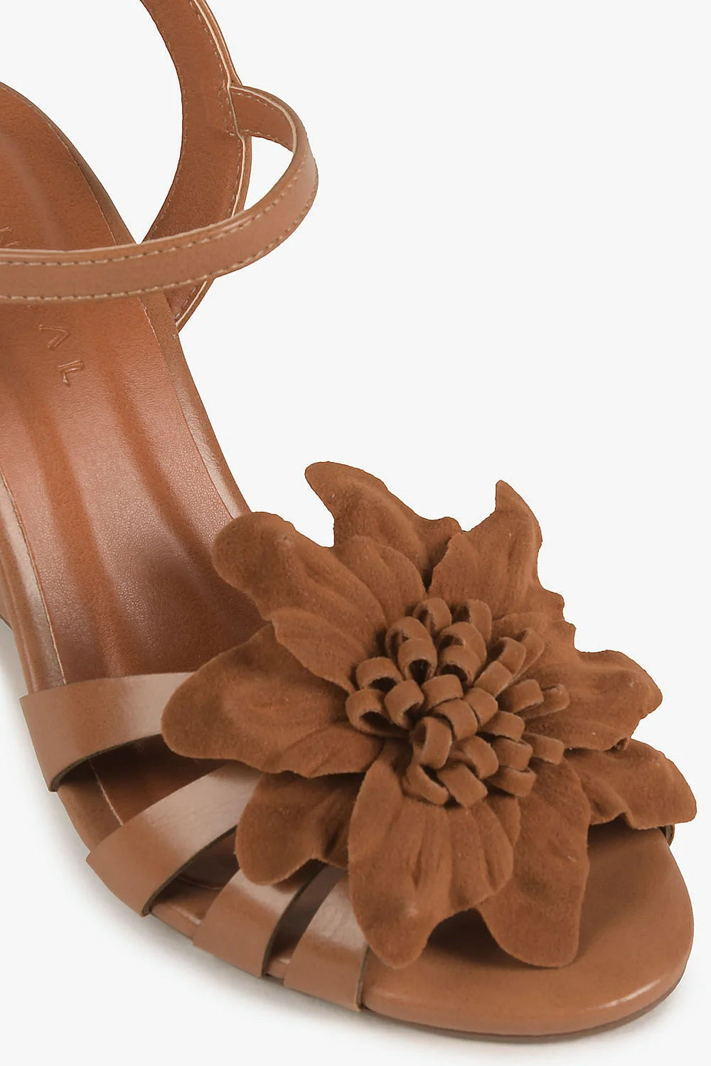 Sandália Feminina Anabela Mundial Liane Nude 2