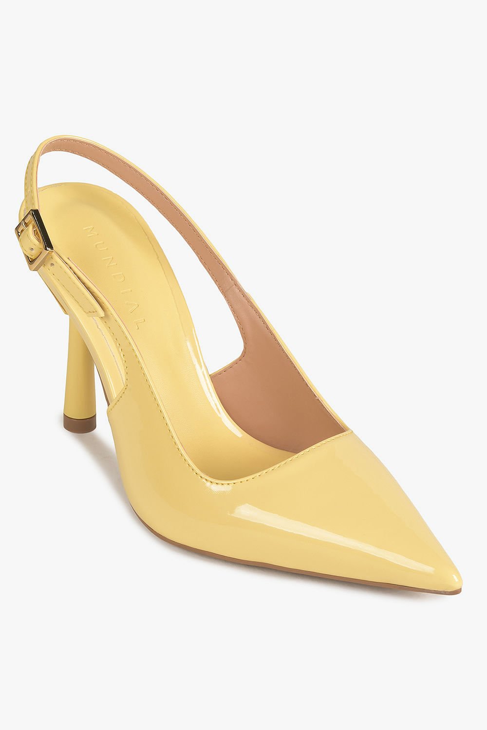 Scarpin Feminino Slingback Mundial Kyara Amarelo 5