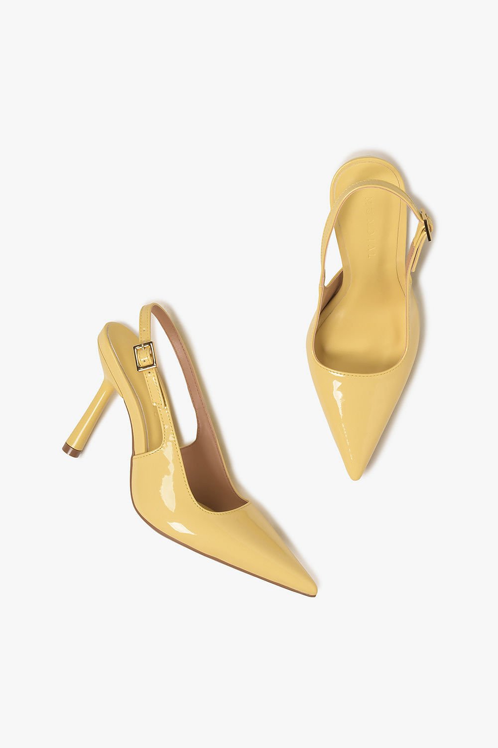 Scarpin Feminino Slingback Mundial Kyara Amarelo 4