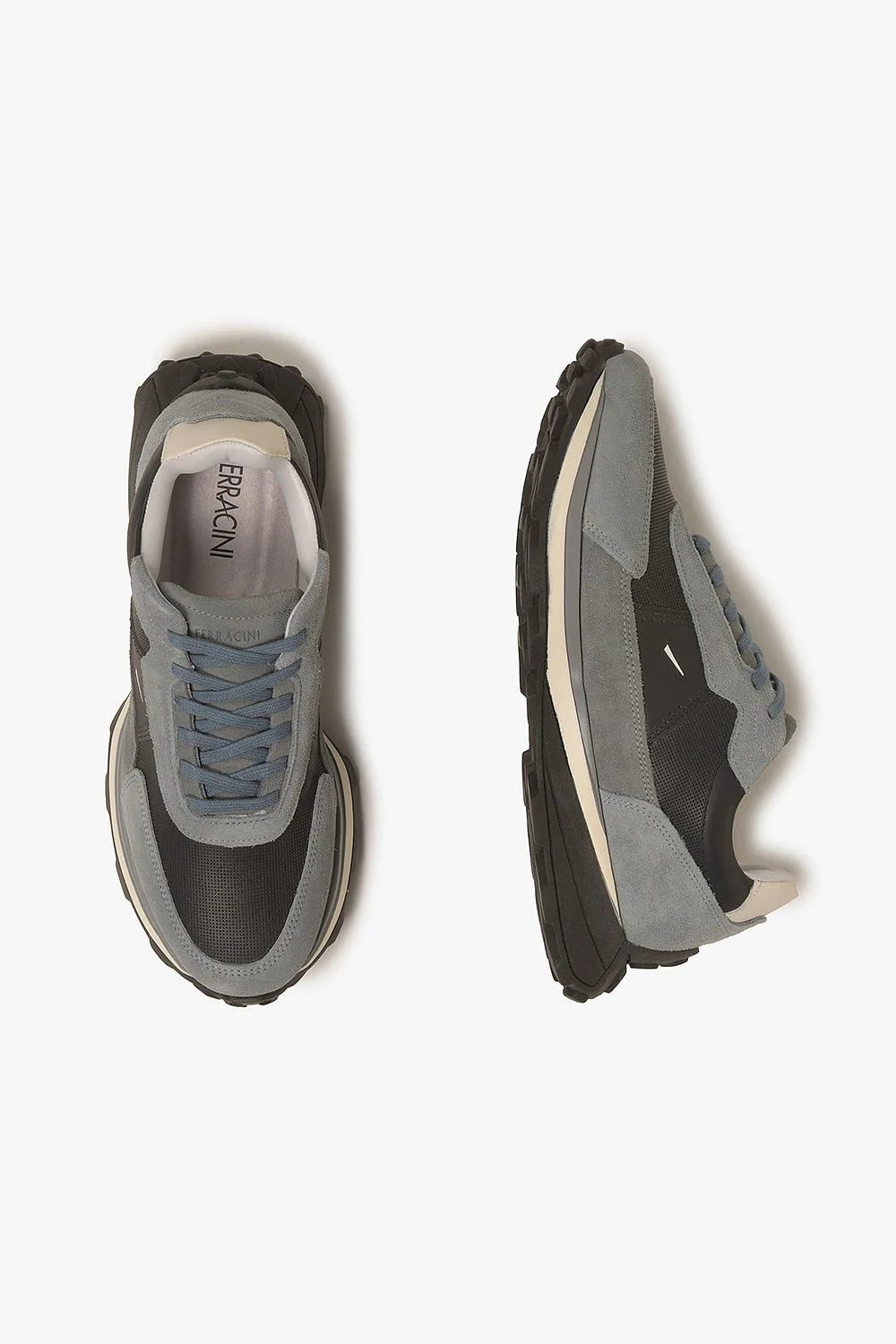 Tênis Masculino Sneaker Ferracini Denin Mid Cinza/Preto 3