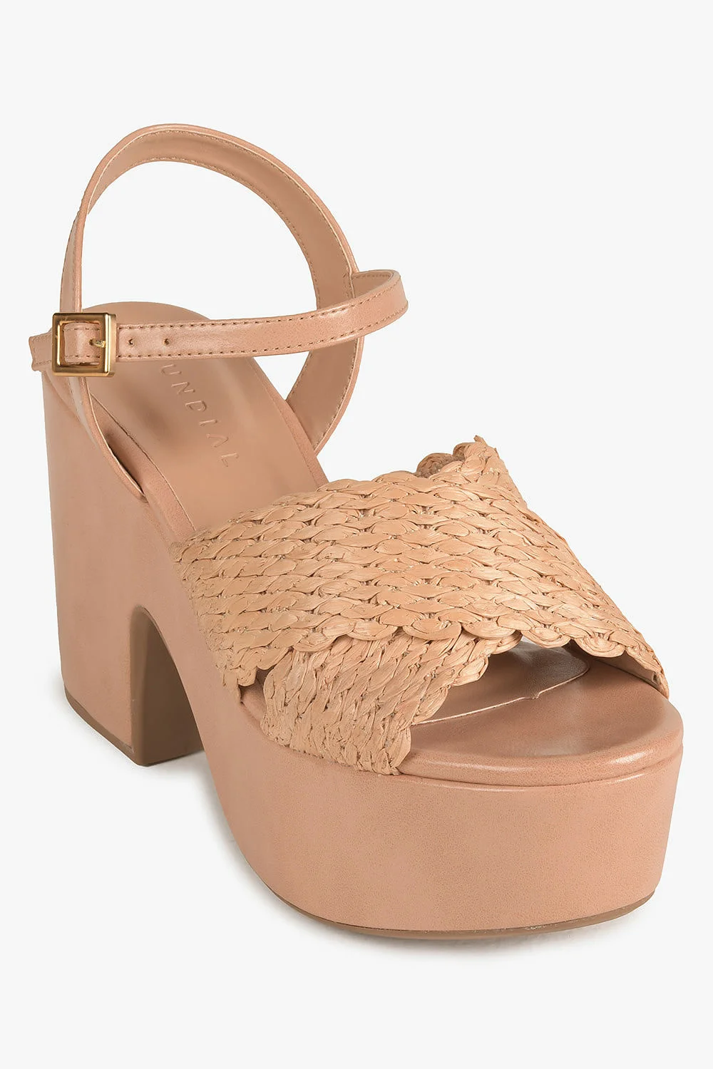 Sandália Feminina Meia-Pata Mundial Luane Bege 5